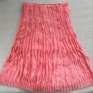 Pink Midi Skirt